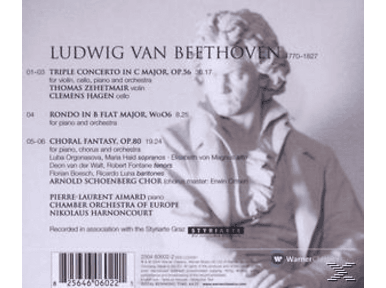 Thumbnail - Pierre-Laurent Aimard, Nikolaus Harnoncourt, Coe - Tripelkonzert/Rondo B-Dur (CD)