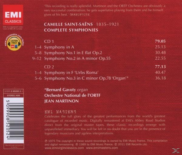 Onortf, Jean/onortf Martinon - Sämtliche Sinfonien  - (CD)