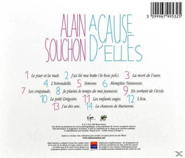 Alain Souchon Cause A (CD) Elles - D 