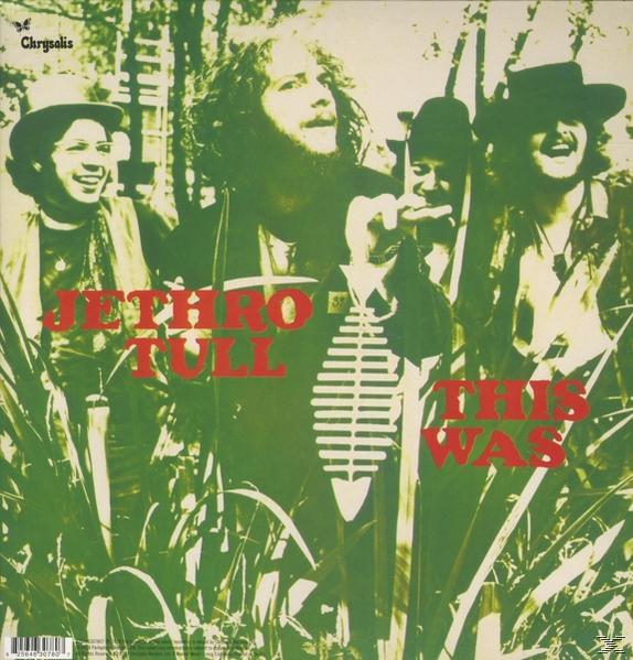 Jethro Tull-Albumcover mit Bandmitgliedern in hohem grünen Gras. Roter Text des Band- und Albumnamens.