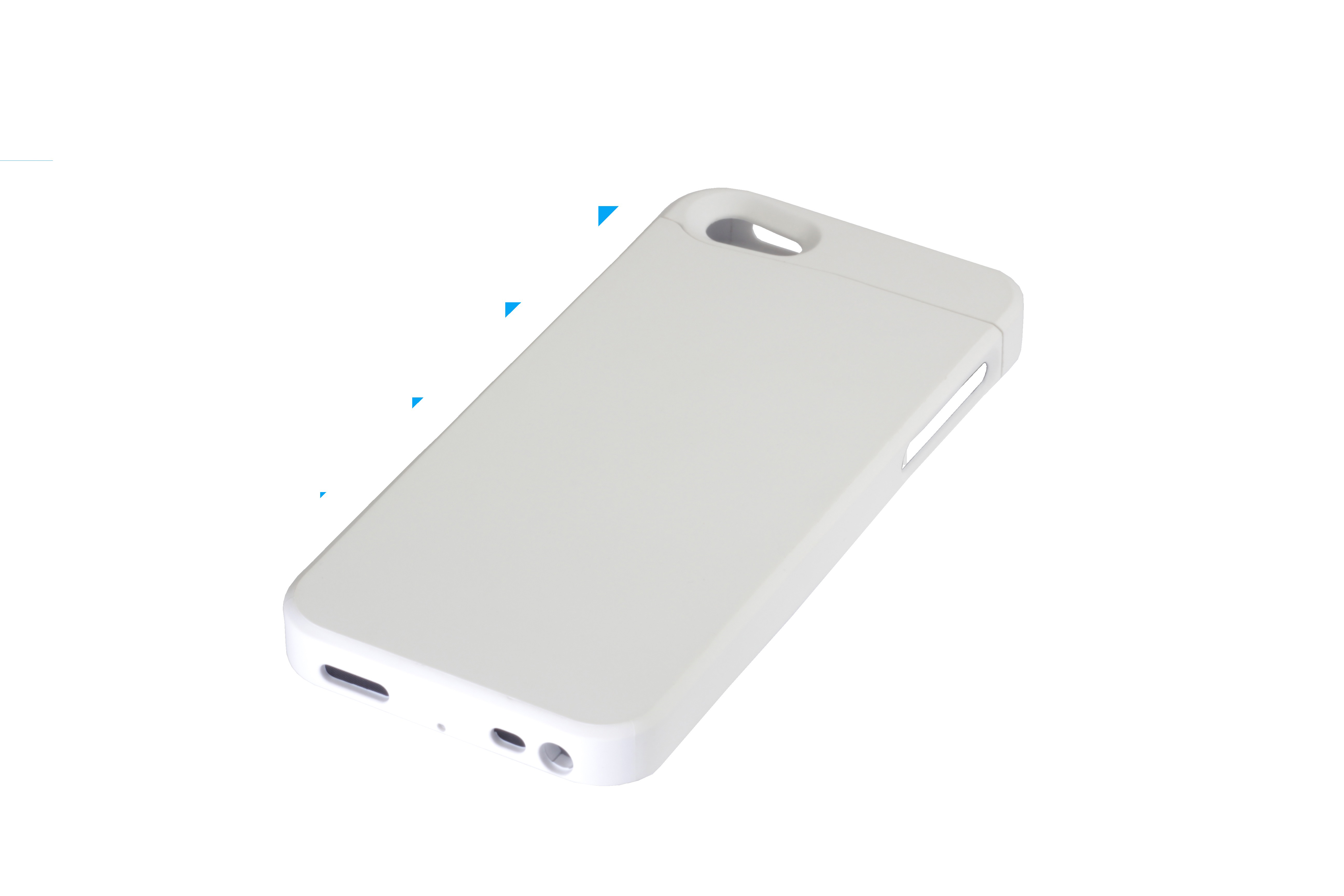 MAXFIELD Wireless Charging Case, Apple, iPhone 5s, 5, Backcover, iPhone Weiß