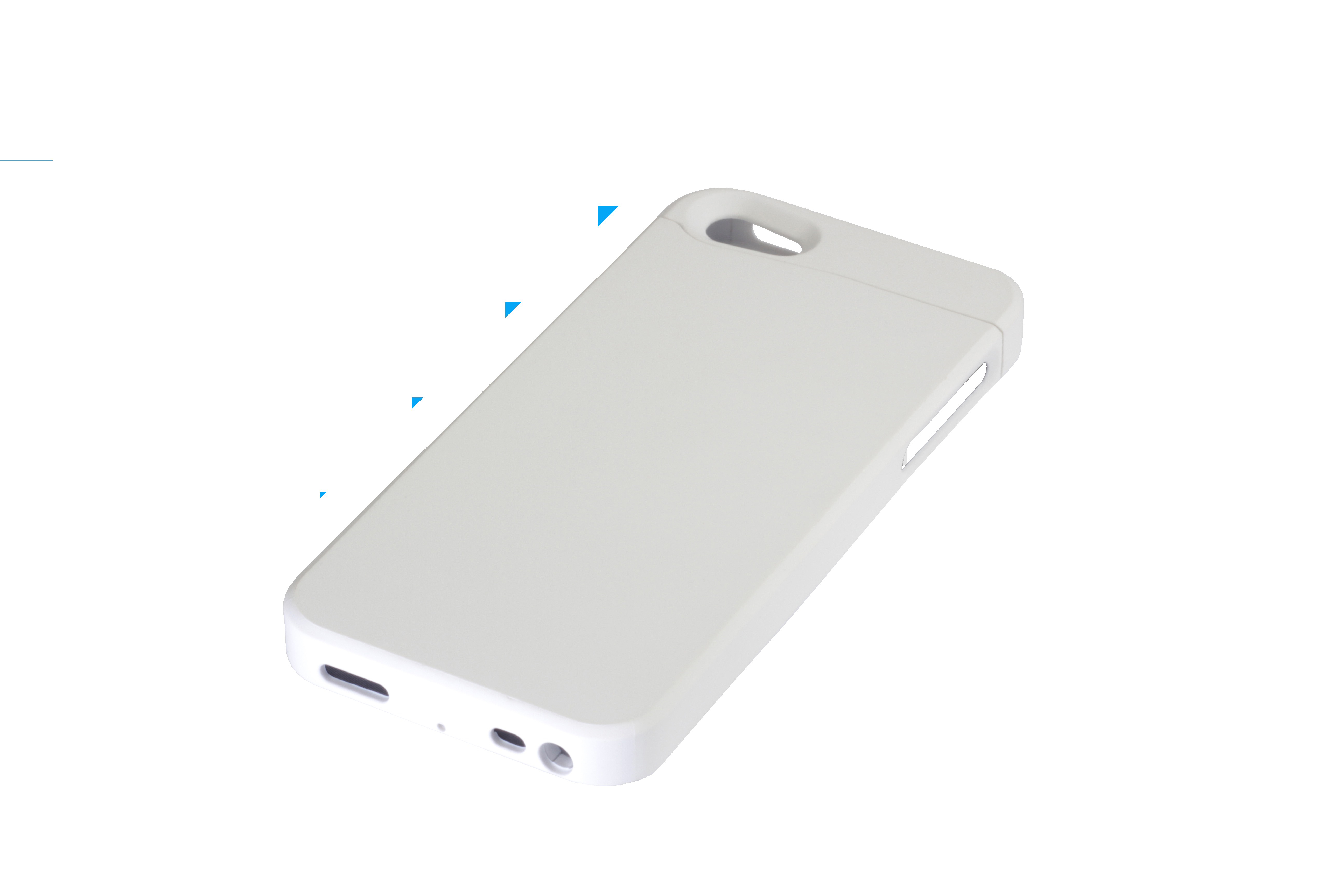 Wireless iPhone Charging Case, Weiß 5, MAXFIELD iPhone Apple, Backcover, 5s,