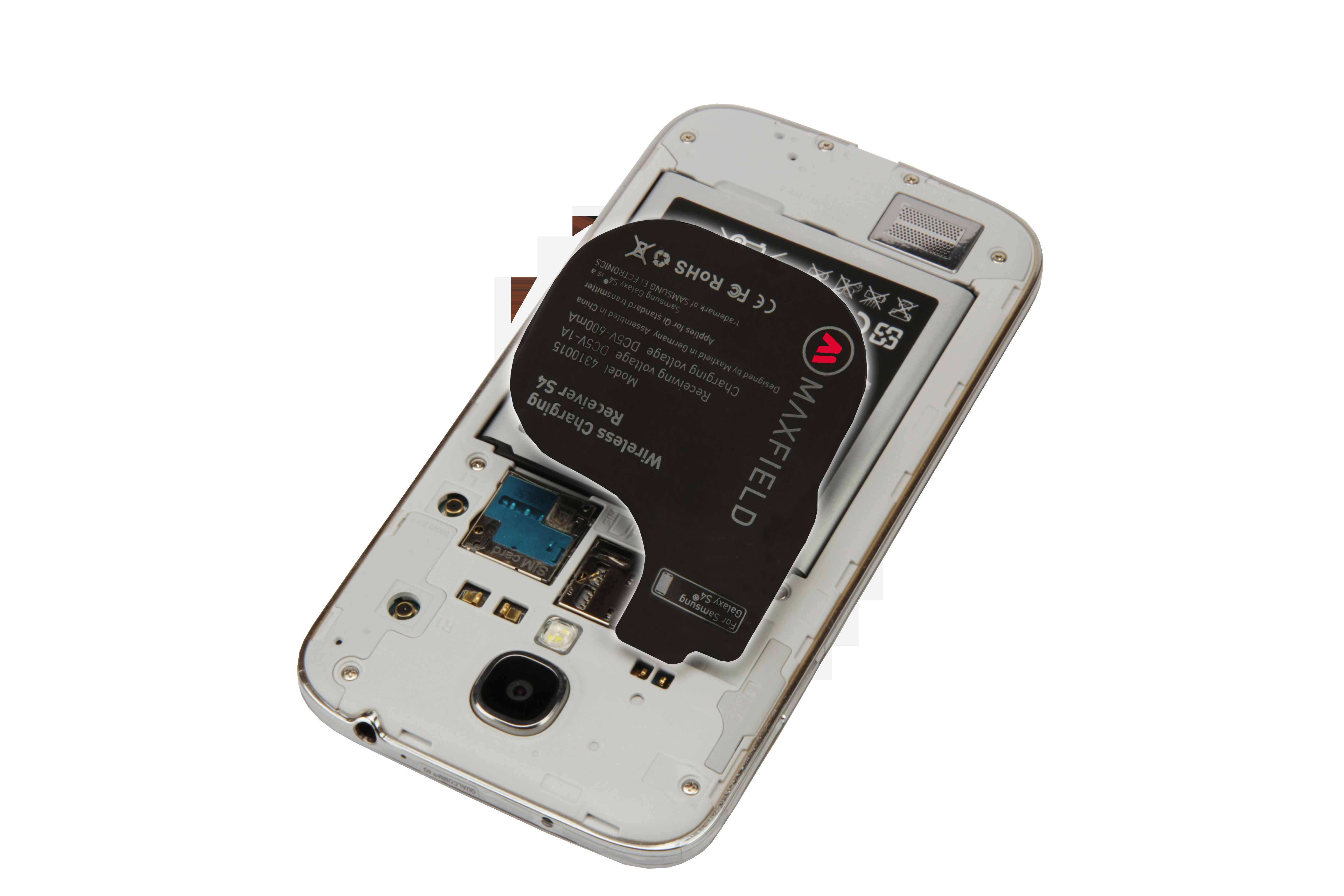 MAXFIELD Wireless Charging, Samsung, Galaxy S4, Schwarz