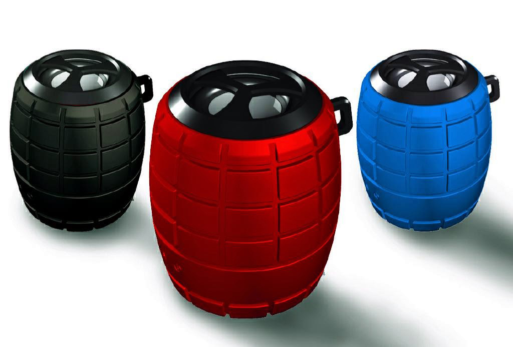 SOUND2GO 10066 MUSIC COSMOS Bluetooth Lautsprecher, Rot