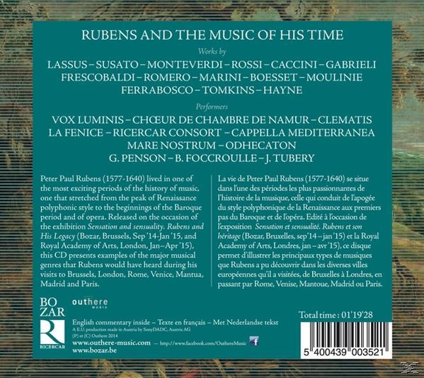 VARIOUS - Rubens and the musicians of his time  - (CD)