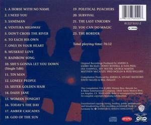 Albumcover. Drei Silhouetten vor Sonnenuntergang. Songtitel sind aufgelistet.