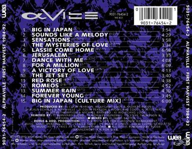 Alphaville - First Harvest 1984-92  - (CD)