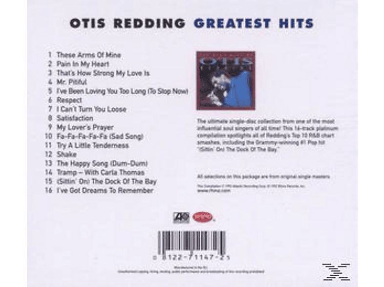Thumbnail - Otis Redding - THE VERY BEST OF (CD)