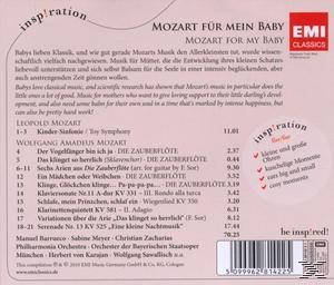 CD-Cover für Mozart für mein Baby.