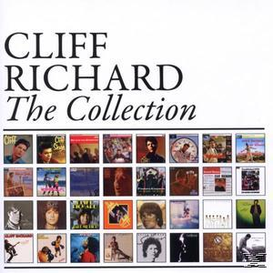 Albumcover mit einem Raster von Fotos und Text oben, mit Cliff Richard.