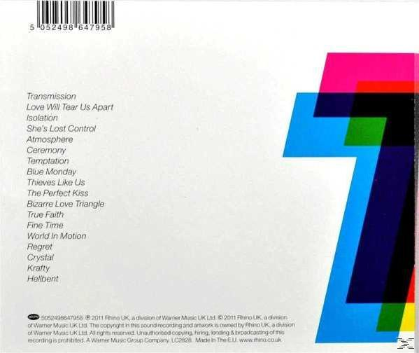 Rückseite des Albums mit Songtiteln und farbenfrohem Design.