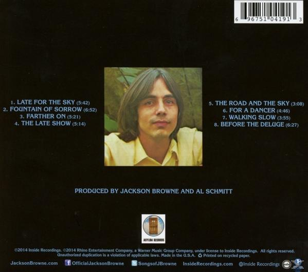 Jackson Browne - Late (CD) The Sky - For
