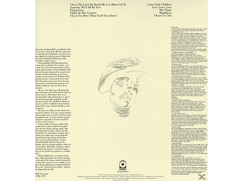 Thumbnail - Donny Hathaway - Extension Of A Man (Vinyl)