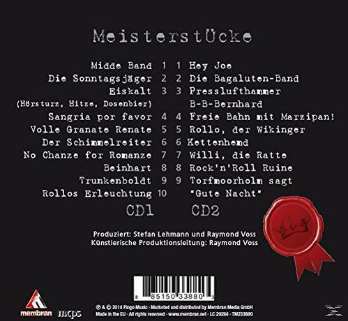 Torfrock - Meisterstücke  - (CD)