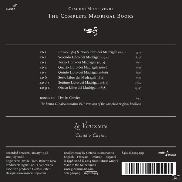 La Venexiana - Die Madrigalbücher  - (CD)