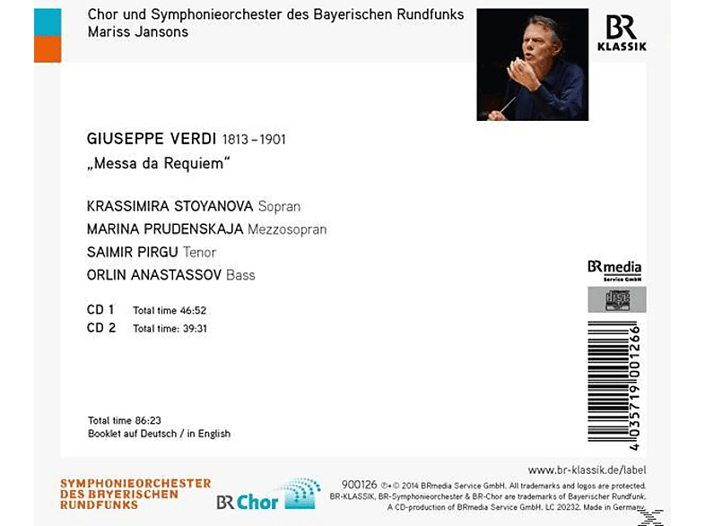 Thumbnail - Mariss Jansons - Messa da Requiem (CD)