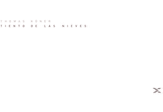 Thomas Köner - Tiento De Las Nieves  - (Vinyl)