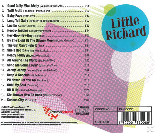 Little Richard & Century - Roll Twentieth Rock Artists (CD) 