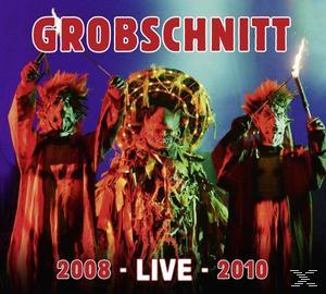 Albumcover: drei Figuren mit Masken und Roben, die Fackeln halten, mit dem Wort "GROBSCHNITT".