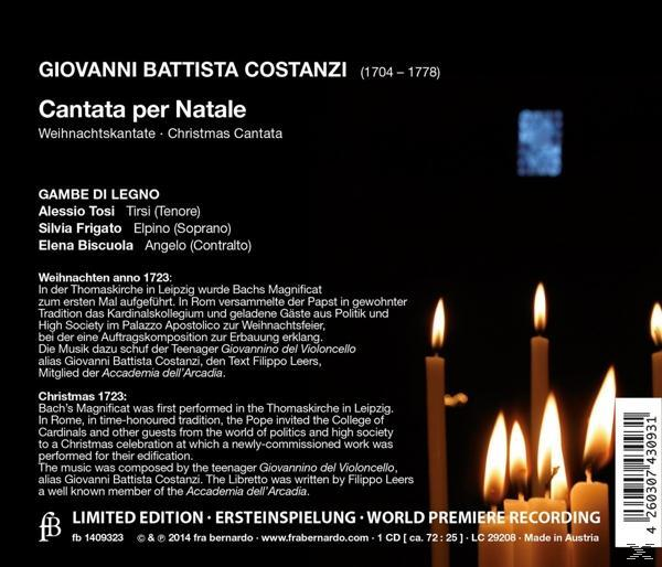 Gambe Di Legno - Weihnachtskantate  - (CD)