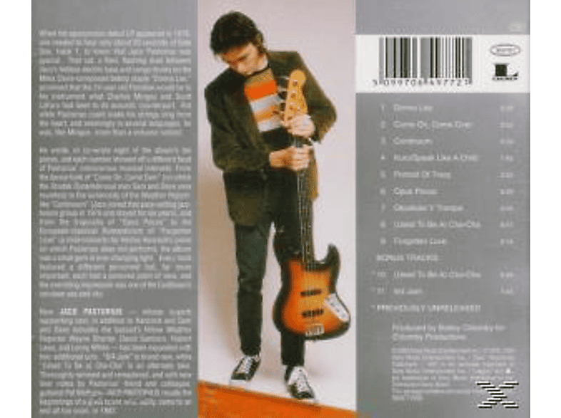 Thumbnail - Jaco Pastorius - JACO PASTORIUS (CD)
