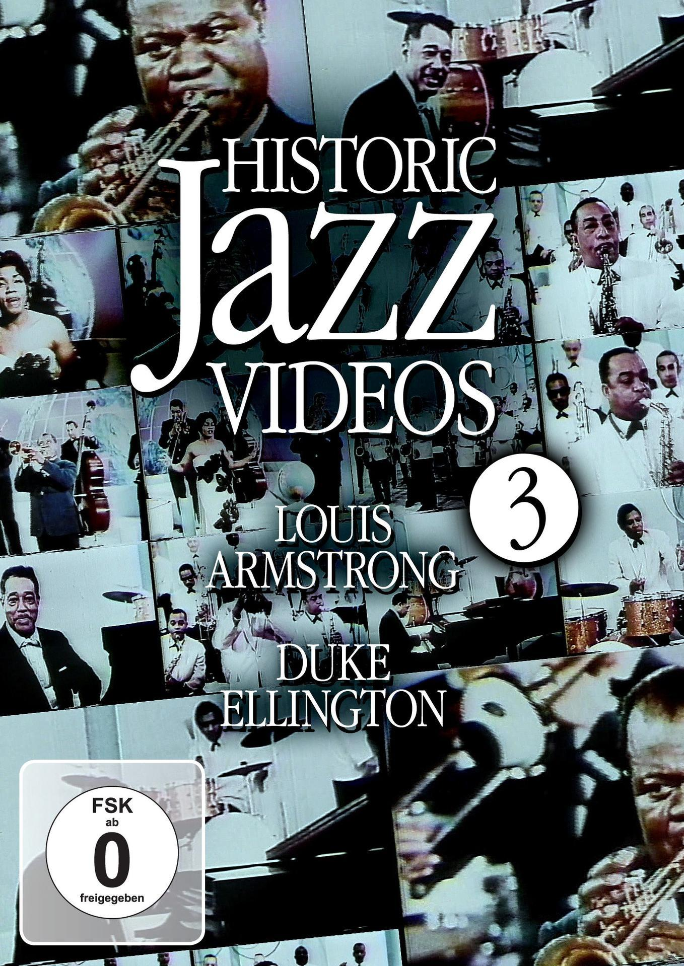 Ellington - 3 Videos Jazz Armstrong, Duke Louis Historic - - (DVD) Vol.