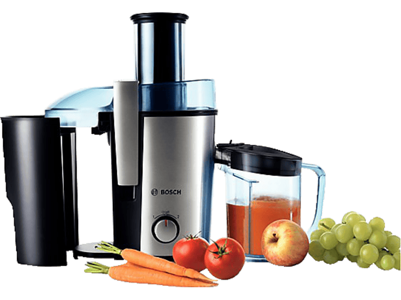 BOSCH MES 3500 Vita Juice Entsafter 700 Watt, Silber, Dunkelgrau