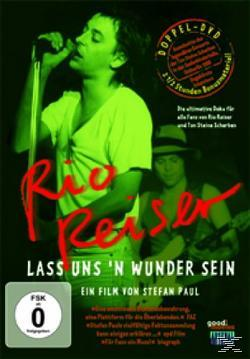 DVD-Cover mit einem Mann, der mit einem Mikrofon singt, einem anderen Mann mit einer Gitarre. Der Titel: 'Rio Reiser'.