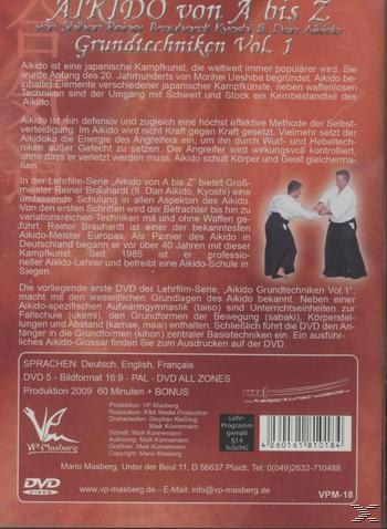 AIKIDO VON A BIS Z GRUNDTECHNIKEN 1 DVD