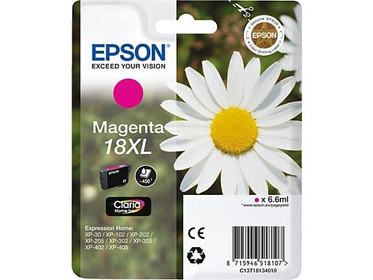 EPSON C13T18134010 - Cartouche d'encre (Magenta.)