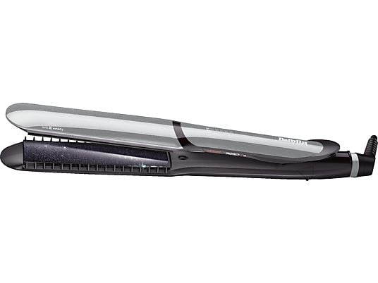 Plancha de pelo - Babyliss ST389E Revestimiento Diamond Ceramic, 6 temperaturas, Wet & Dry