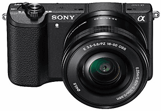 SONY α5100, 16-50mm, 24.3 MP, Noir - Appareil photo à objectif interchangeable Noir