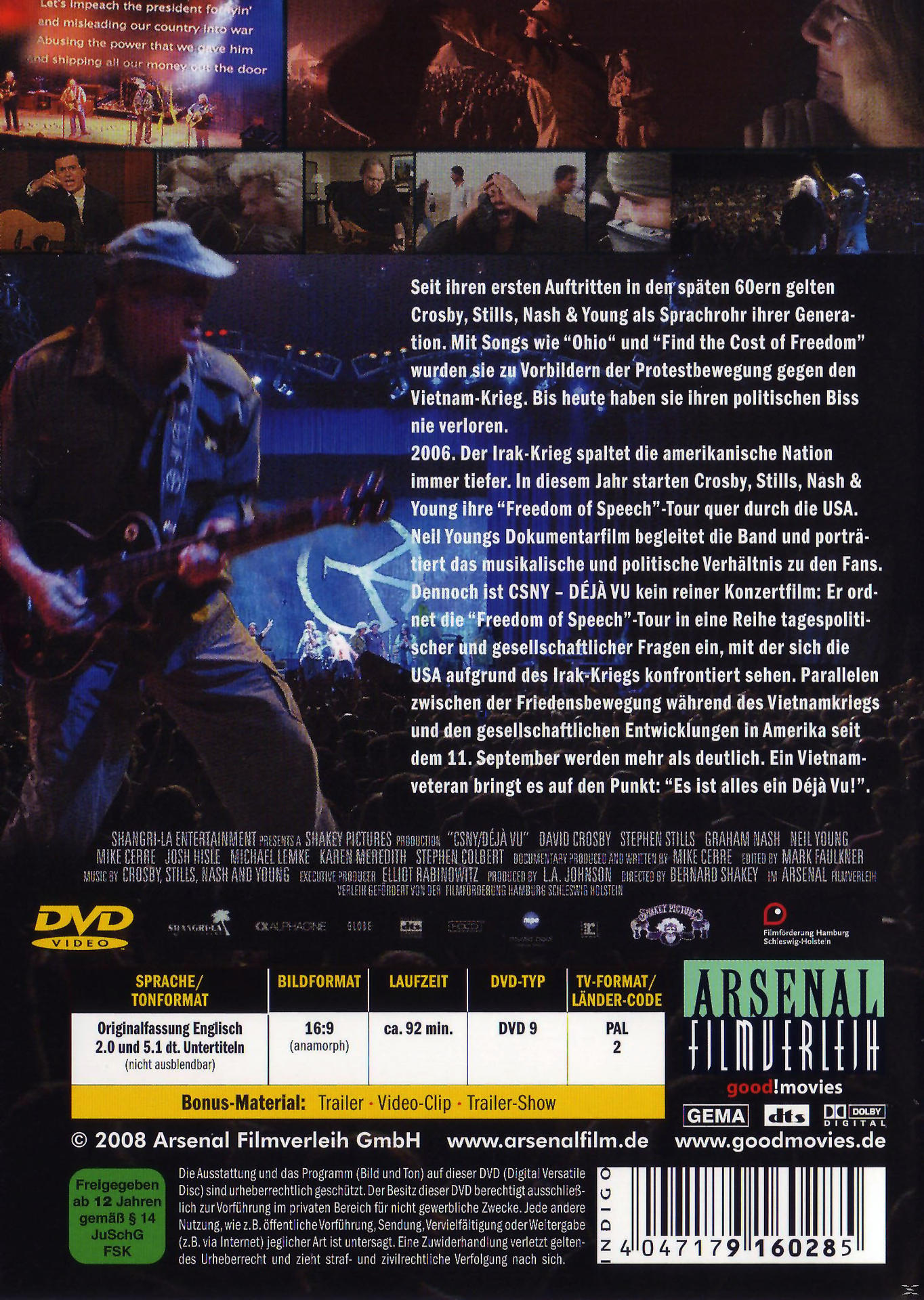 DVD-Cover mit Text, Bildern und weißem Hintergrund.