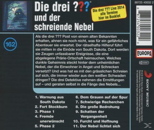 CD-Hülle mit einem Schwarzweißbild und Text über eine Geschichte.