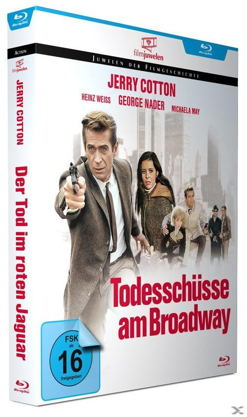 Filmcover mit einem Mann, der eine Waffe hält, und einer Gruppe von Leuten. Text auf Deutsch.