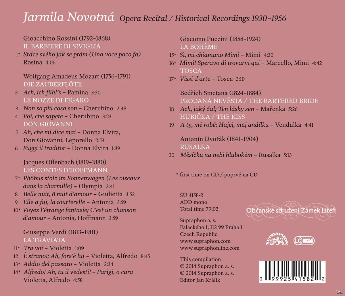 Jarmila Novotna - Jarmila Novotna: Opera Recital  - (CD)