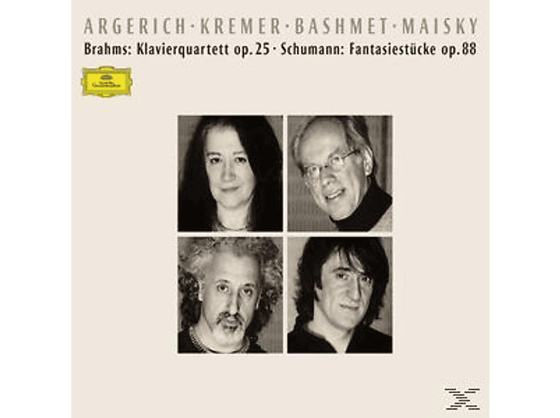 Thumbnail - ARGERICH/KREMER/BASHM/MAIS, ARGERICH/KREMER/BASHMET/MAISKY - Klavierquartett Op.25/+ (CD)