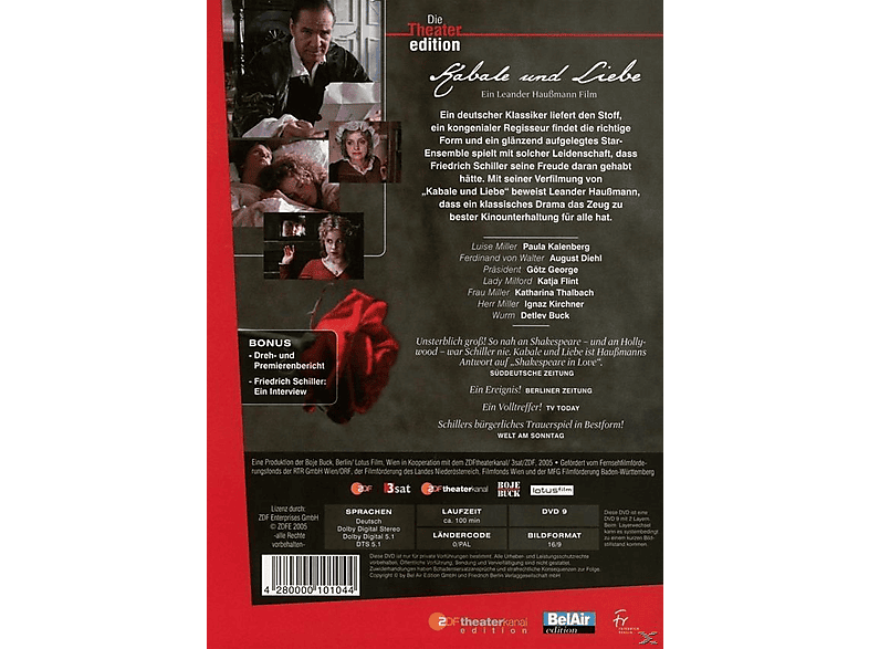 Thumbnail - KABALE UND LIEBE DVD