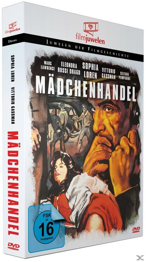 DVD-Cover mit Personen, Titel: Mädchenhandel.
