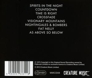 Schwarzes CD-Cover mit weißem Text, der Songtitel, Copyright-Informationen und einen Barcode auflistet.