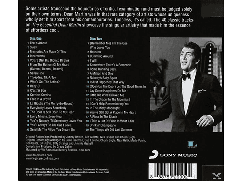 Thumbnail - Dean Martin - The Essential (CD)