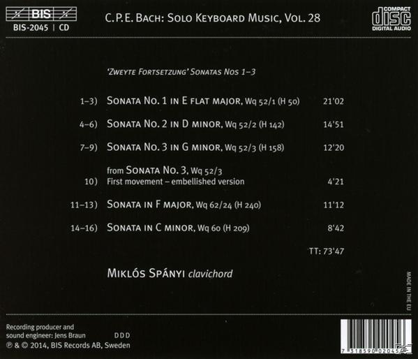 Miklos Spanyi - Die Soloklavierwerke vol.28  - (CD)