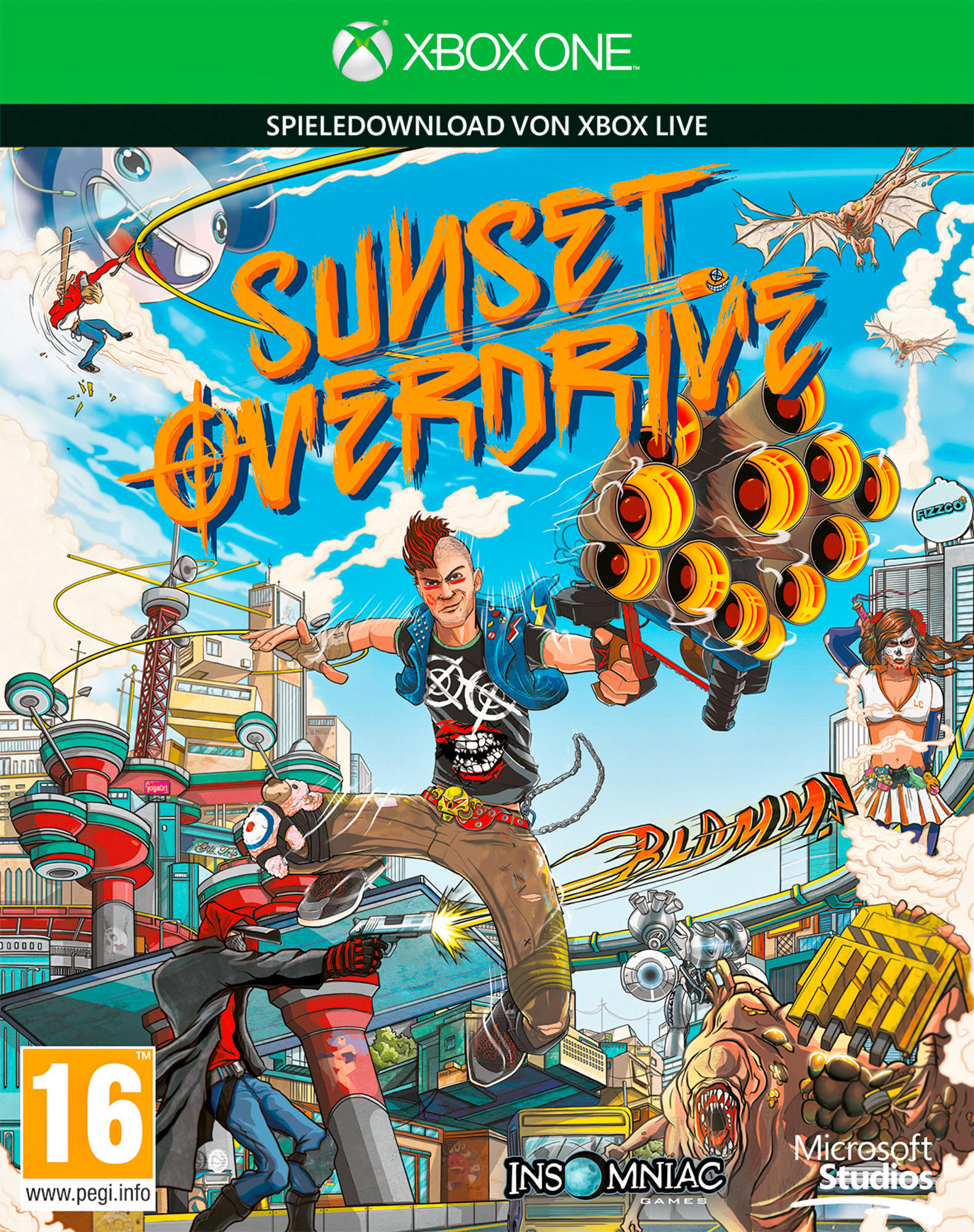 MICROSOFT HW Xbox One collector Sunset Overdrive Bundel (6QZ-00037)