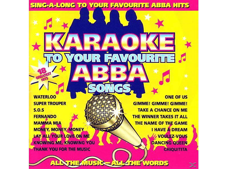 VARIOUS - Karaoke To Your Favourite (CD) Songs Abba 