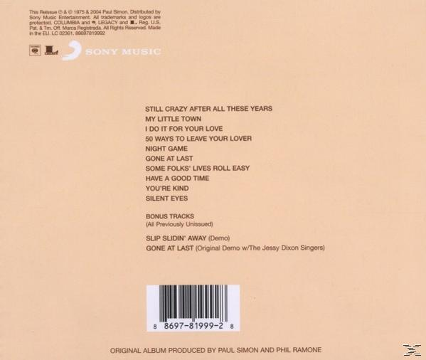 Ein braunes CD-Cover mit Songtiteln und einem Barcode.