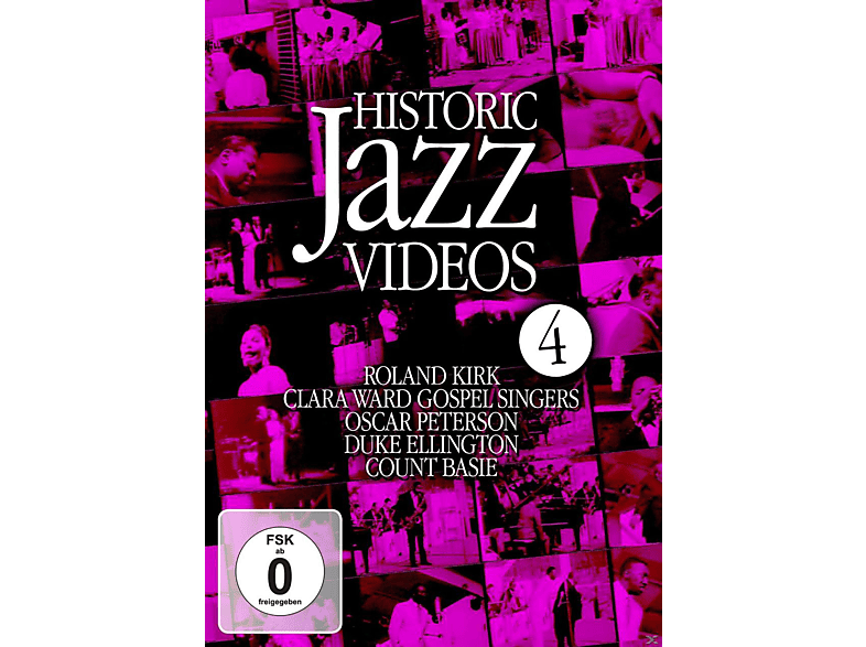 VARIOUS - Historic Videos - (DVD) - 4 Vol. Jazz