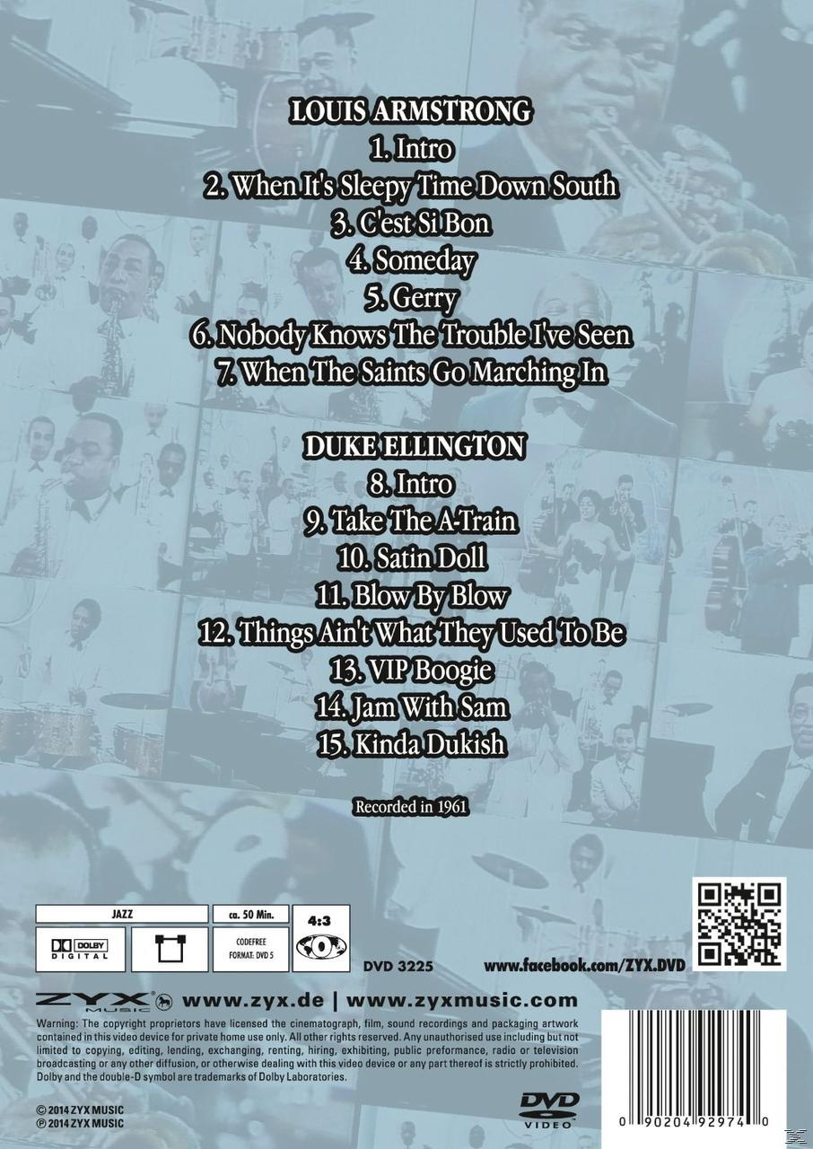 Historic Videos Duke Jazz (DVD) Vol. - - Ellington 3 Louis Armstrong, -