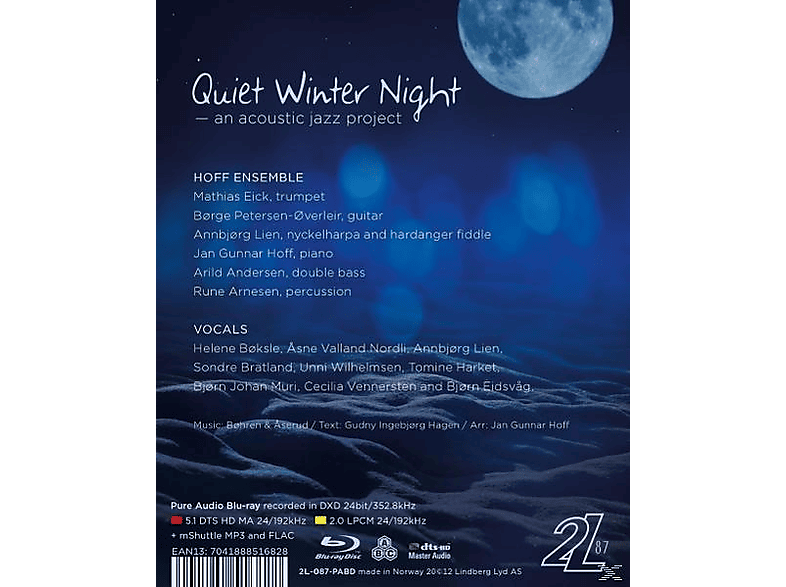 Thumbnail - Hoff Ensemble/+ - Quiet Winter Night (Blu-ray Audio)