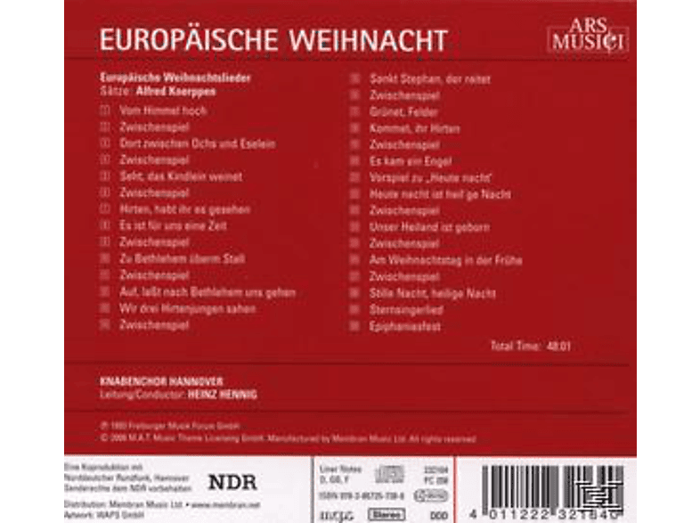 Thumbnail - Heinz Hennig (leitung) Knabenchor Hannover, Hannover,Heinz Hennig,+ - Europäische Weihnacht (CD)