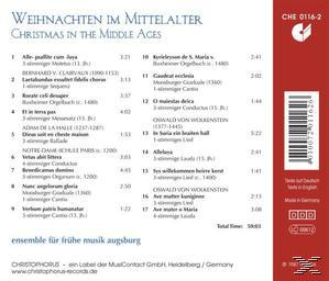 Ensemble Für Frühe Musik Augsburg - Weihnachten Im Mittelalter  - (CD)